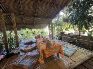 Seating  #Veganuary at Earth Tone in Pai