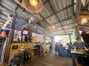 Interior of cafe  #Veganuary at Earth Tone in Pai