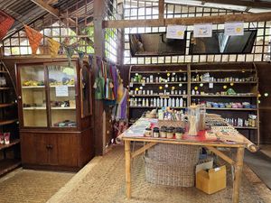 Little shop next to the register   at Earth Tone in Pai