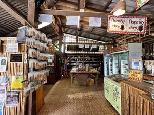 Little shop next to the register   at Earth Tone in Pai