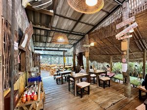 Restaurant interior   at Earth Tone in Pai