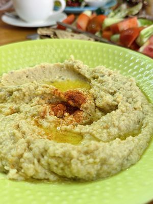 Hummus set (170 THB)  at Earth Tone in Pai