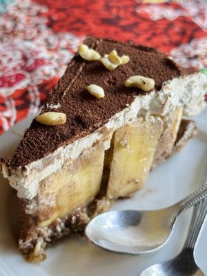 Raw banoffee pie (95 THB)  at Earth Tone in Pai