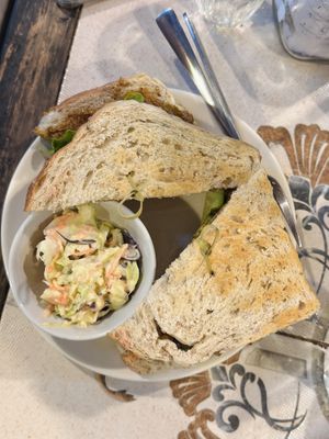 Tempeh sandwich (140 THB)  at Earth Tone in Pai