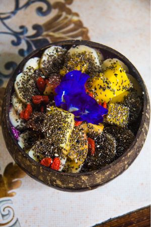 smoothiebowl - had better ones. the granola is not so good :/ at Earth Tone in Pai