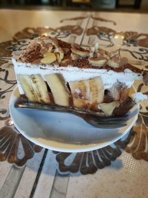 Banoffe pie at Earth Tone in Pai