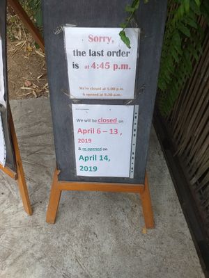 Temporarily closed at Earth Tone in Pai