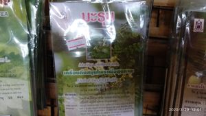 Herbal tea at Earth Tone in Pai