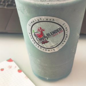 Under the sea smoothie at Simply Blended Juice Bar in Moreno Valley