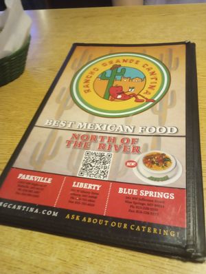 Page 1 at Rancho Grande Cantina in Liberty