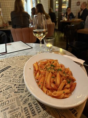Penne Arrabiata  at L'Osteria - Junghofstrasse in Frankfurt