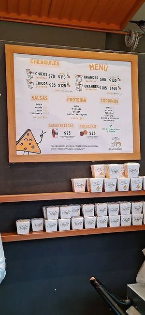 Menu with vegan options 🌱 2/2024 at La Chilakleta - Félix Cuevas in Mexico City