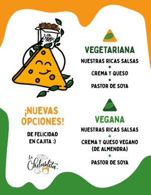 Opciones veganas y vegetarianas at La Chilakleta - San Ángel in Mexico City