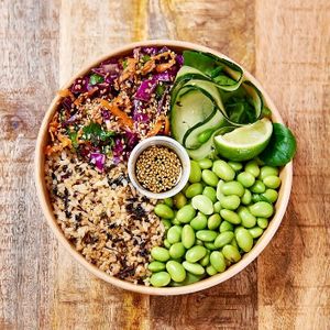 Asian edamame poke  at PLANT SHACK - Santa Catalina in Mallorca