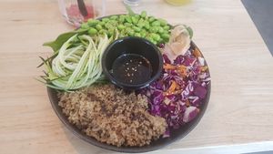 Asian Edamame Poke at PLANT SHACK - Santa Catalina in Mallorca