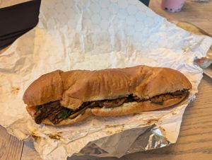 Vegan Bahn mi 2/5 at Banh mi Zon - BMZ  in Sherwood Park