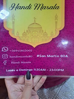 Datos at Handi Masala in Santiago