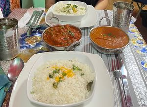   at Handi Masala in Santiago