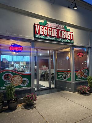 Entry   at Veggie Crust in Norwood
