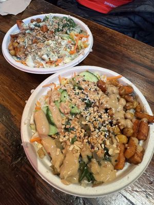 Peanut sauce was delicious  at Cascade Alchemy Bowls in Redmond