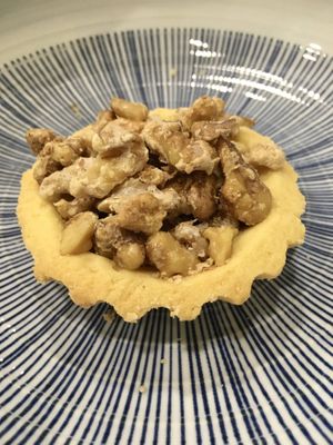 Vegan walnut tart  at Forward Vegetarian Pastry Bakery - 進發西點素食麵包店 in Tainan