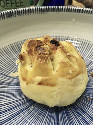 Vegan flaky pastry with taro inside  at Forward Vegetarian Pastry Bakery - 進發西點素食麵包店 in Tainan