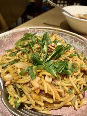 Hakka noodles  at Lavendra in Lavender Bay