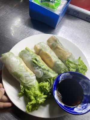 Spring rolls tofu   at Ms.Hoa - Food Stall in Hoi An