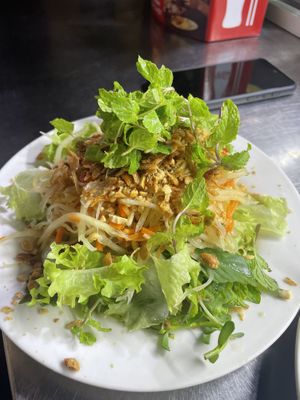 Papaya salad   at Ms.Hoa - Food Stall in Hoi An