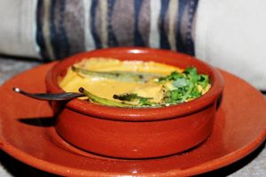 okra in chipotle sauce at The Food Temple in Lisbon