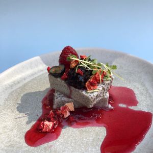 Coconut and Chia seed pudding  at The Food Temple in Lisbon