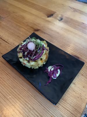 Turnip salad at The Food Temple in Lisbon