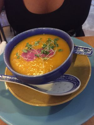 Sopa del día  at The Food Temple in Lisbon
