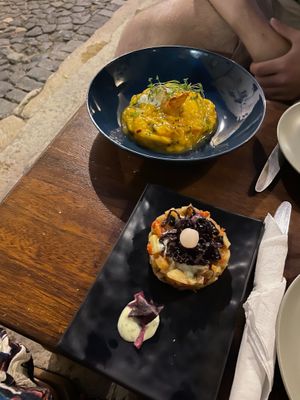 Portuguese starters at The Food Temple in Lisbon