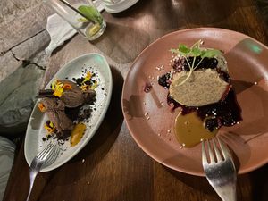 Desserts at The Food Temple in Lisbon