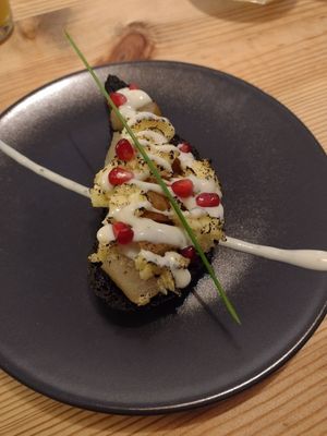 Taster menu (€25) starter #3 at The Food Temple in Lisbon