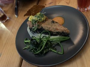 Spicy tofu pie  at The Food Temple in Lisbon