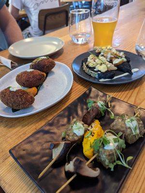 Starters at The Food Temple in Lisbon