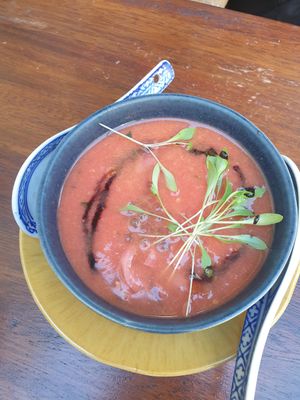 5* Watermelon Gazpacho at The Food Temple in Lisbon