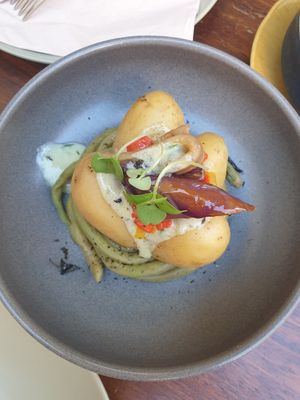 3* Green Beans, Potatoes and Eggplant at The Food Temple in Lisbon