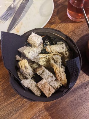 bread basket at The Food Temple in Lisbon