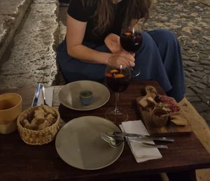 Vegan cheese board and Sangria at The Food Temple in Lisbon