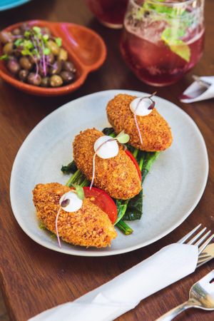 Beetroot pastries at The Food Temple in Lisbon
