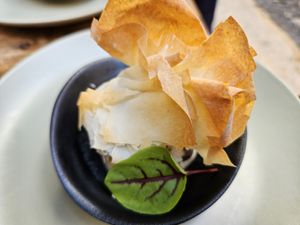 Filo pastry at The Food Temple in Lisbon