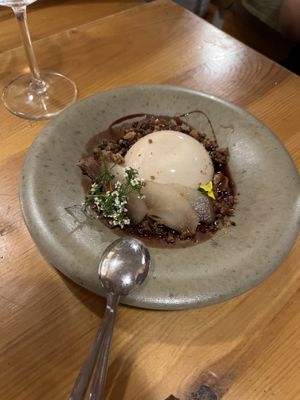 Pana cotta  at The Food Temple in Lisbon