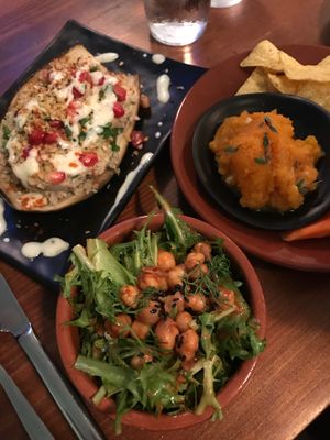 our 3 starters at The Food Temple in Lisbon