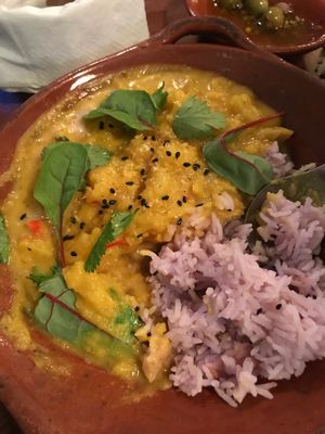 apple curry entre at The Food Temple in Lisbon