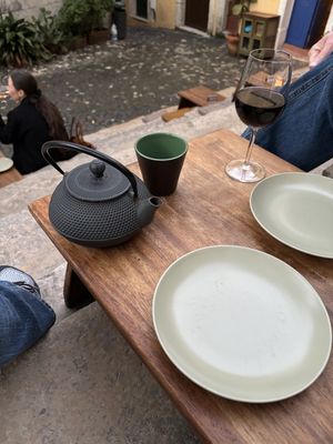 I ordered orange blossom tea.    at The Food Temple in Lisbon