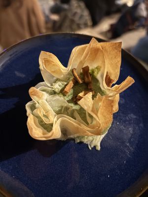 The tart  at The Food Temple in Lisbon