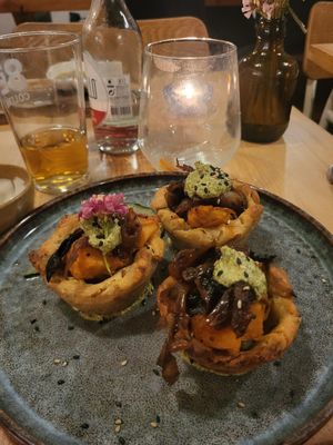 Jackfruit tartelette at The Food Temple in Lisbon